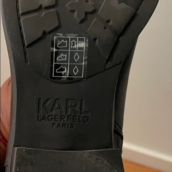 New Karl Lagerfel knee length boots - Picture 4 of 5